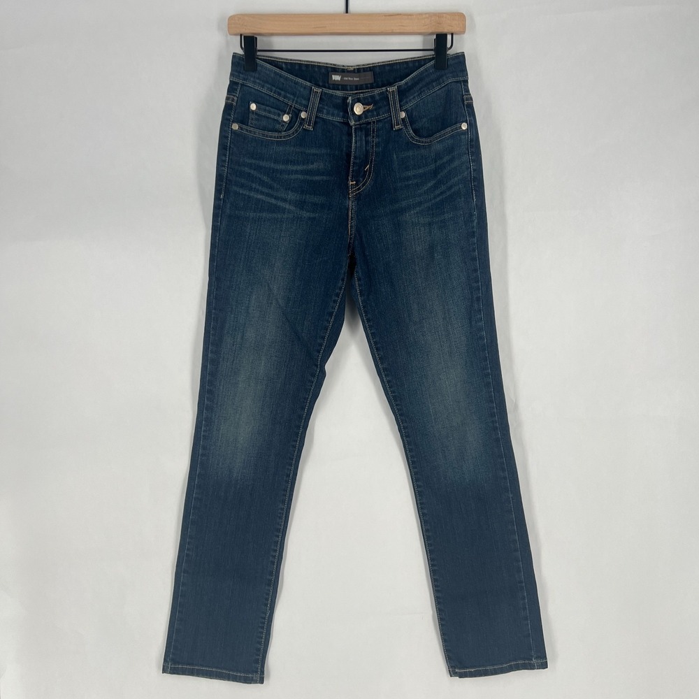 Levi's Skinny Jeans Womens 27 Blue Denim Cotton Stretch Medium Wash Mid Rise